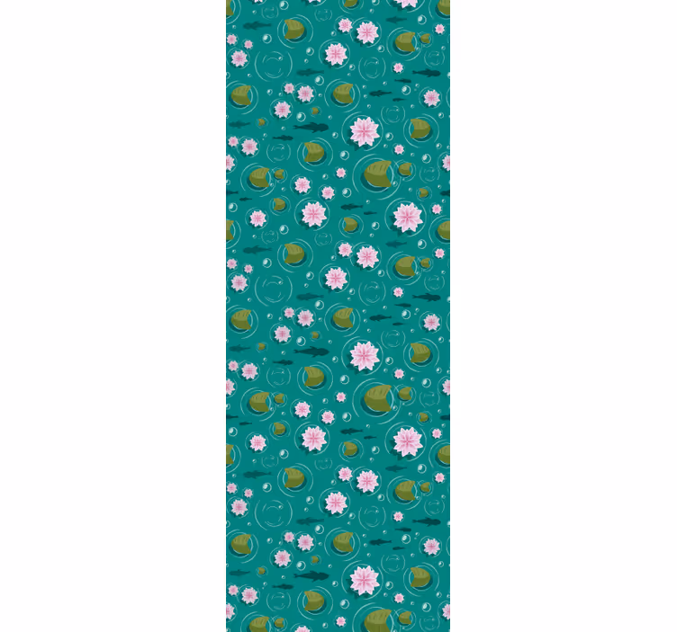 Tapete Natur wasserblüten - TenStickers