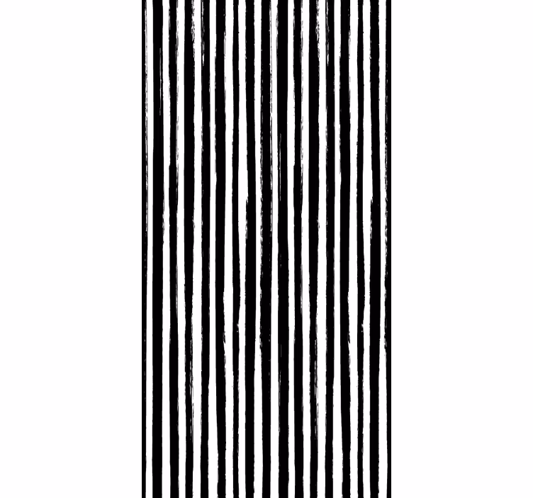 Vliestapete vertikal Grunge schwarze Streifen - TenStickers