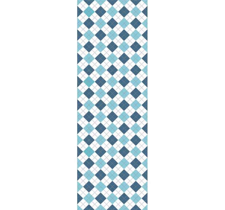 Tapete Quadrate geometrisches argyle-muster - TenStickers