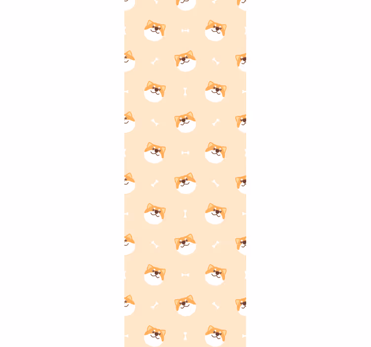 Tapete Katzen katzenartiges lustiges muster - TenStickers