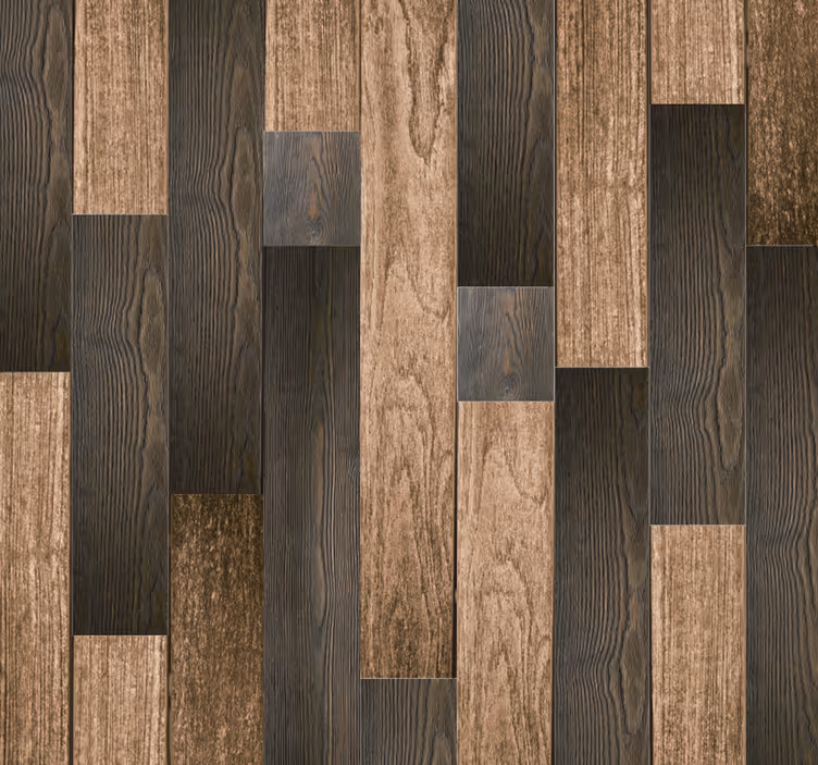 Tapete Wohnzimmer Natur Holz - TenStickers