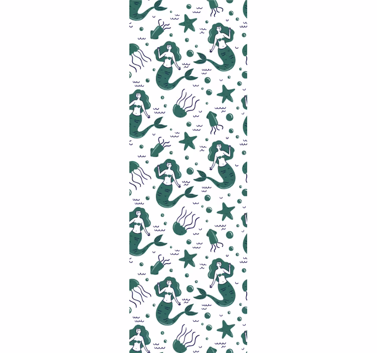 Tapete Natur unterwasser meerjungfrauen - TenStickers