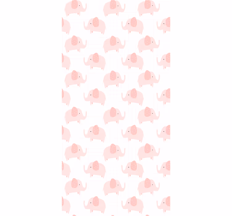 Tapete Elefant muster einer elefantenparade - TenStickers