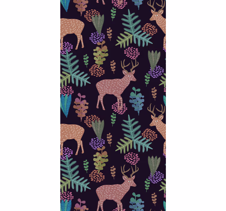Tapete Tiere zauberwald-szene - TenStickers