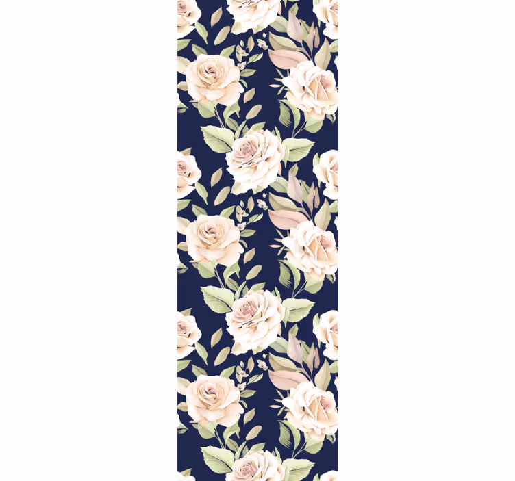 Tapete florale Ornamente elegante florale komposition - TenStickers