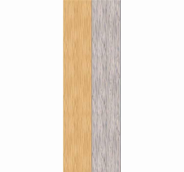 Tapete Holzoptik Holz grau - TenStickers