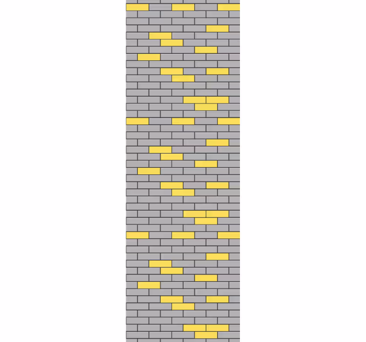 Tapete Steinoptik Backstein-pantone-muster - TenStickers