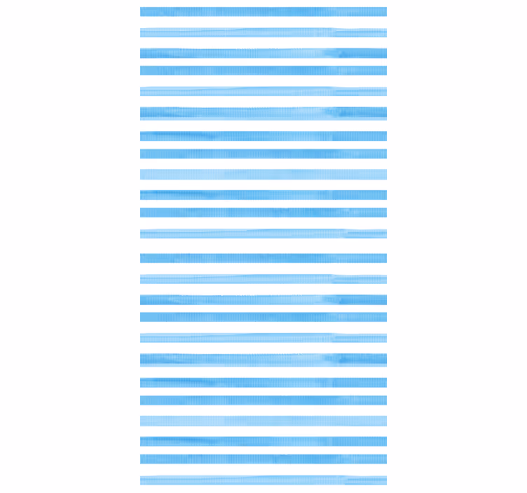 Tapete horizontale Streifen blau-weißes motiv - TenStickers