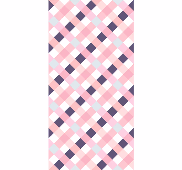 Tapete geometrisch pastell argyle-muster - TenStickers