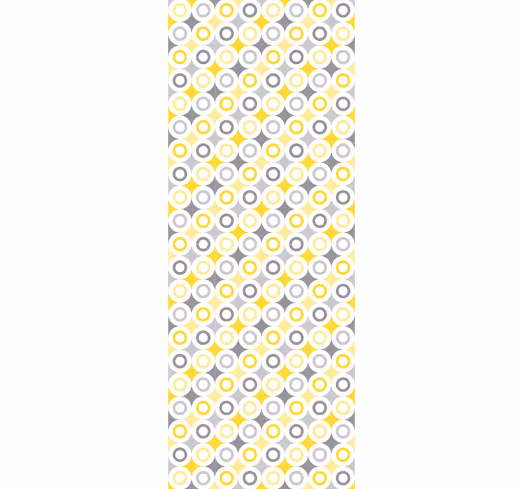 Tapete Kreise kreisförmiges muster - TenStickers