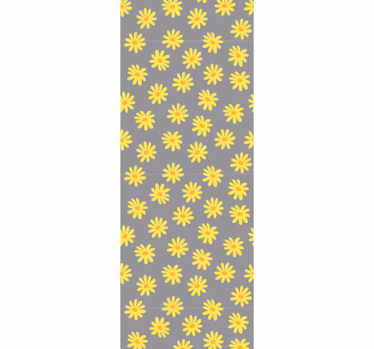 Blumentapete florales sonnenscheinmuster - TenStickers