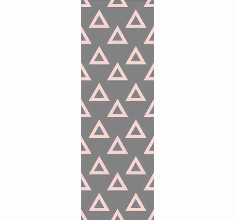 Dreieckige Tapete Rosa und graue dreiecke - TenStickers