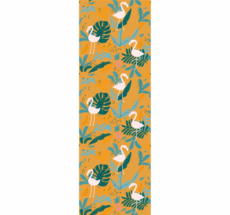 Tapete Tiere flamingo tropisch - TenStickers