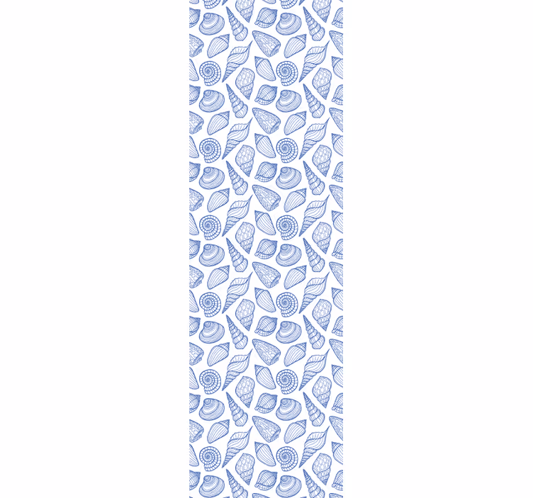 Ornament Tapete geometrische blattmuster - TenStickers