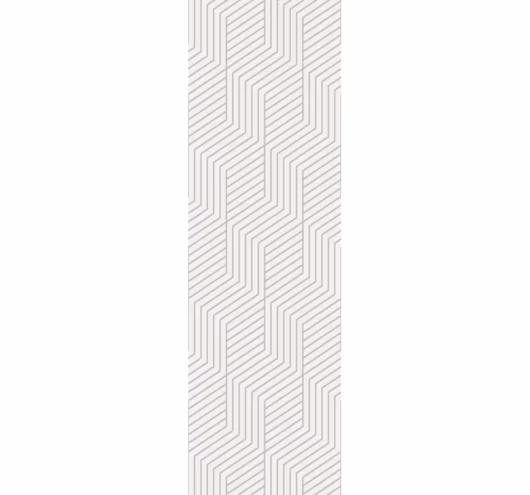 Tapete geometrisch lineares labyrinthmuster - TenStickers