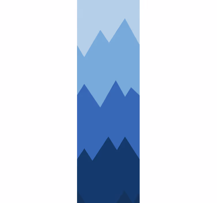 Tapete geometrisch berggipfel muster - TenStickers