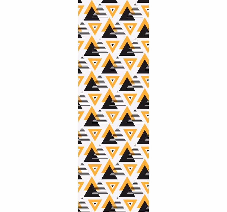 Tapete geometrisch geometrische dreiecksfusion - TenStickers