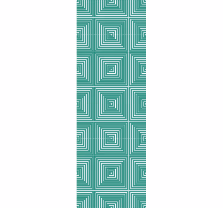 Tapete geometrisch quadratisches spiralmuster - TenStickers