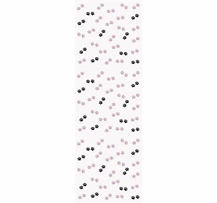Tapeten Schlafzimmer Katzenpfotenabdrücke - TenStickers