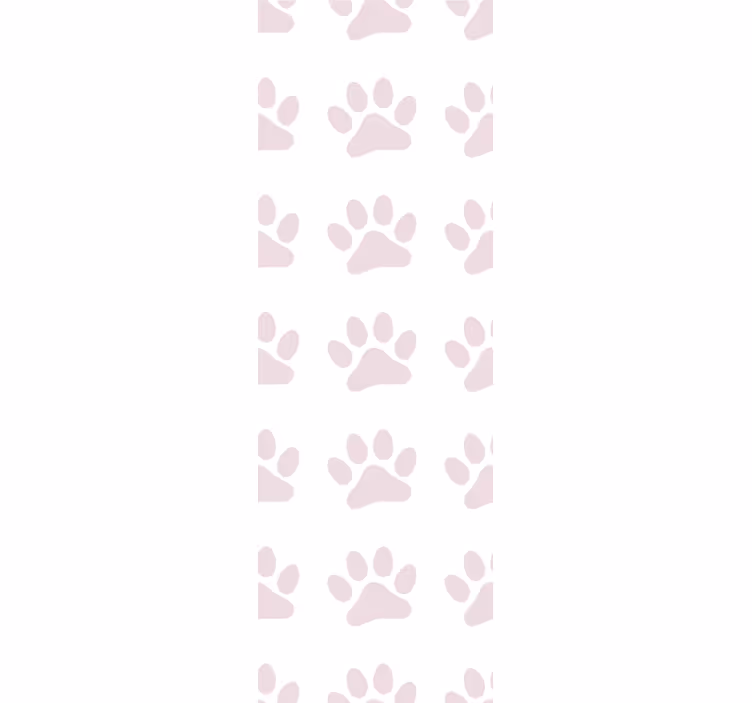 Tapete Babyzimmer pfotenmusterhintergrund - TenStickers