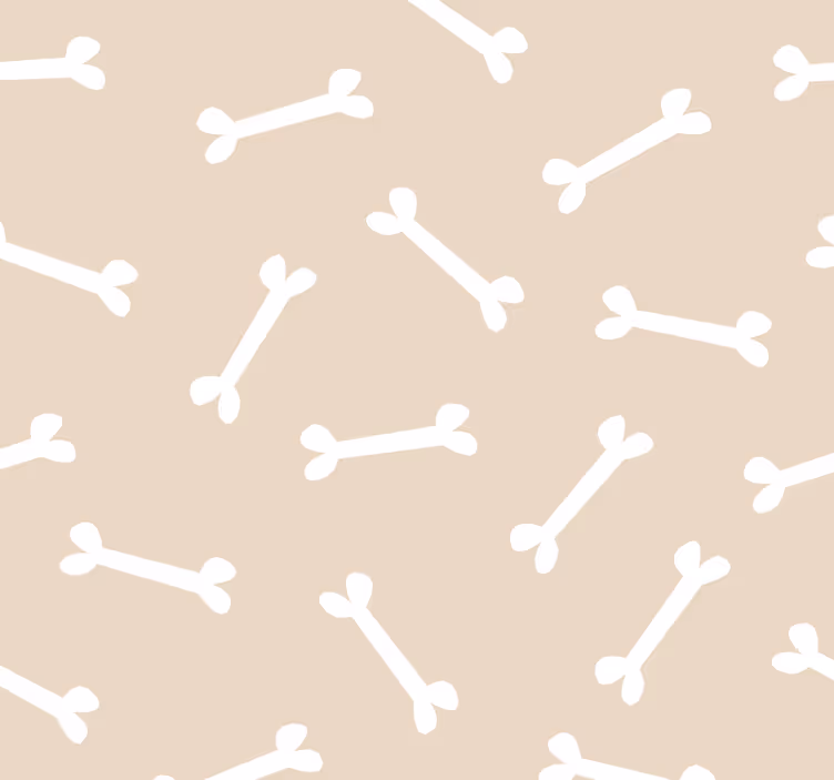 Tapete Hunde knochen muster - TenStickers