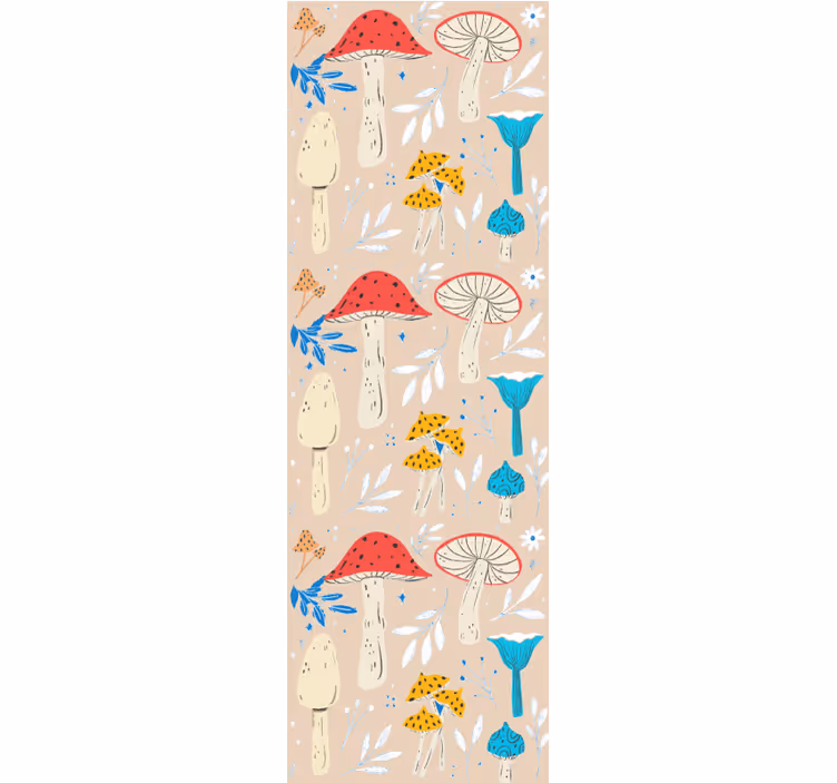 Tapete Natur pilz-motive - TenStickers