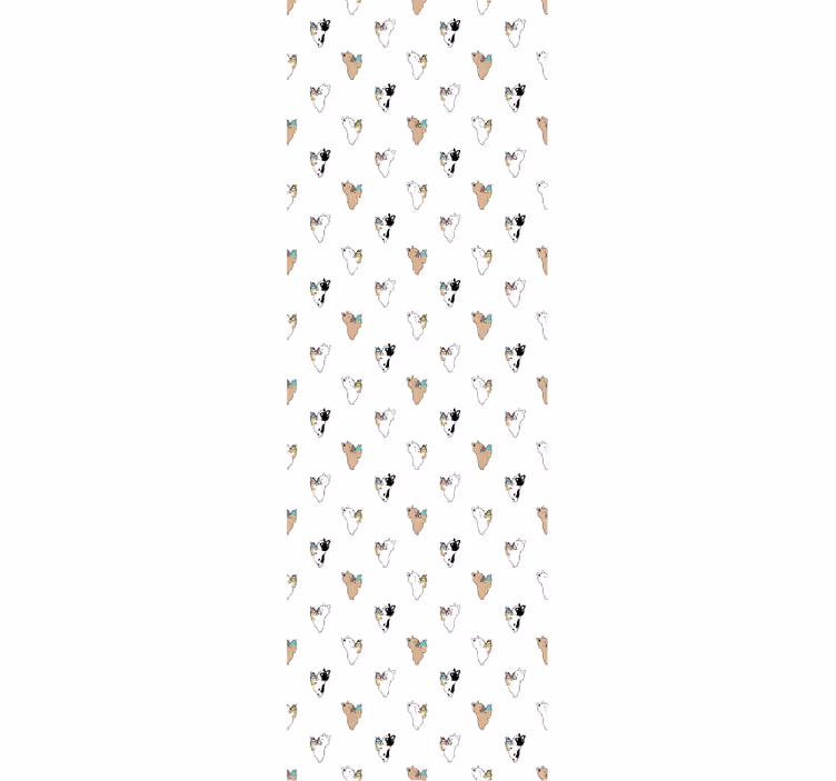 Tapete Hunde hunde-silhouette - TenStickers