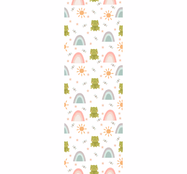 Tapete Babyzimmer verspielte drachen - TenStickers