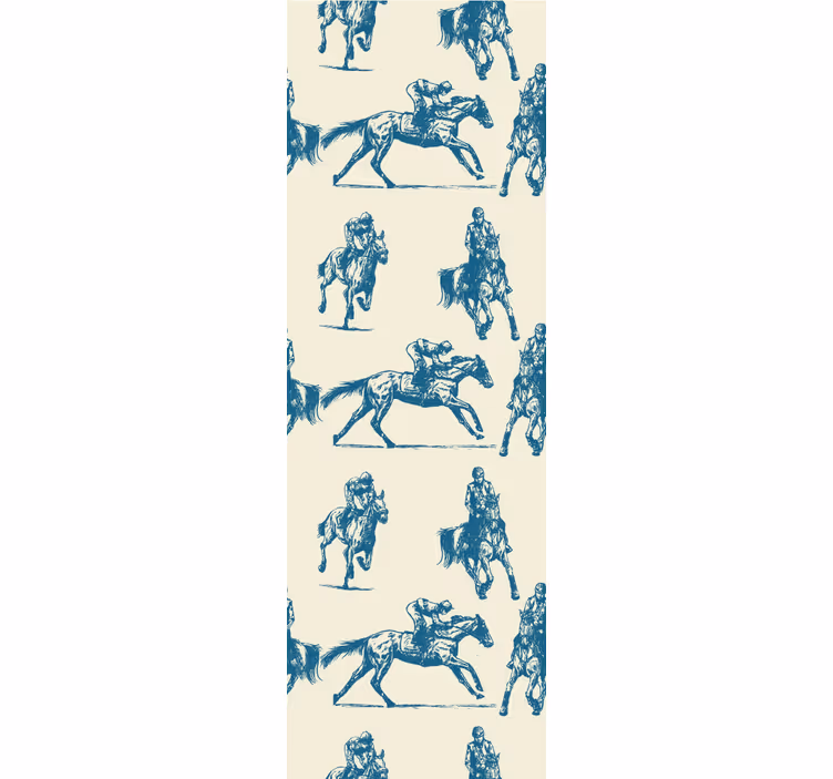 Tapete Pferd reiterskizzen - TenStickers