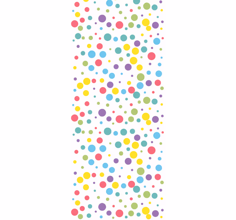 Tapete Kreise tupfenexplosion - TenStickers