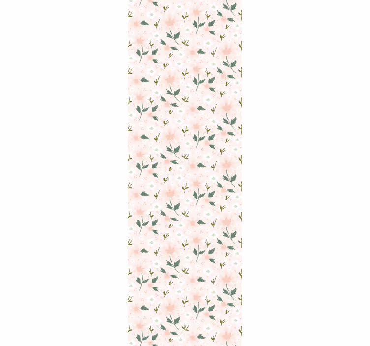 Blumentapete zartes Blumenmuster - TenStickers
