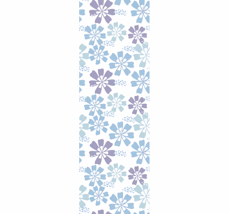 Badezimmer Tapeten Pastellfarbenes blumenmuster - TenStickers