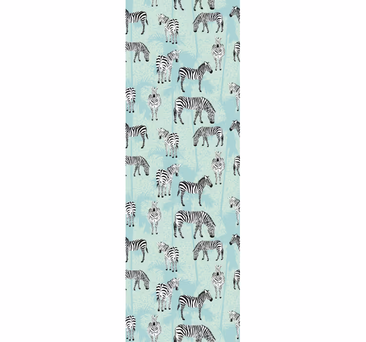 Tapete Zebra zebra-muster - TenStickers