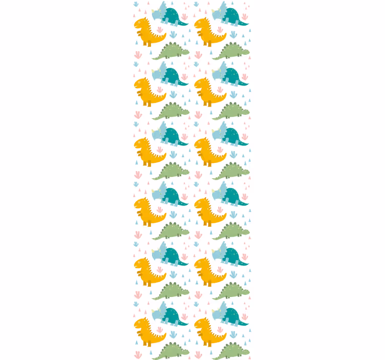 Dino Tapete dinosaurierparade - TenStickers