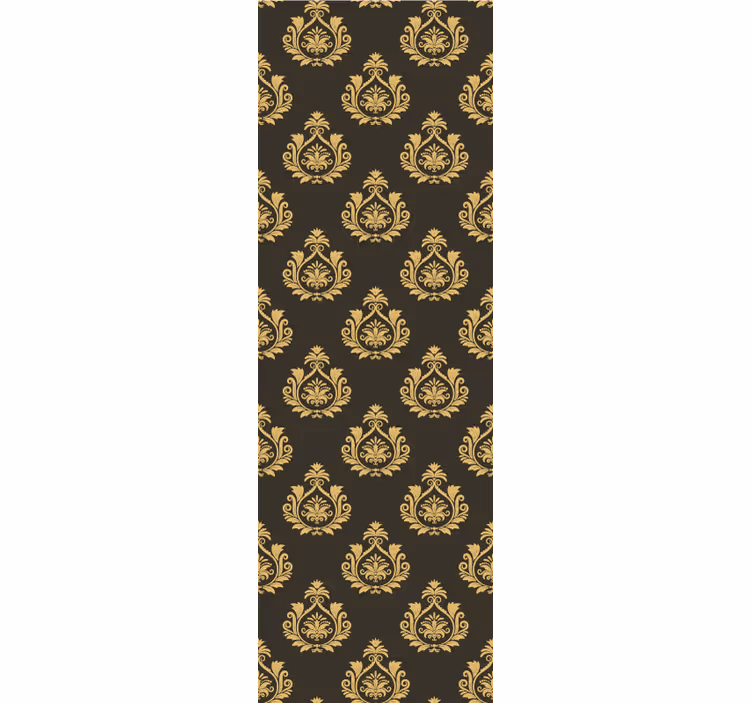 Barock Tapete verziertes laubmotiv - TenStickers