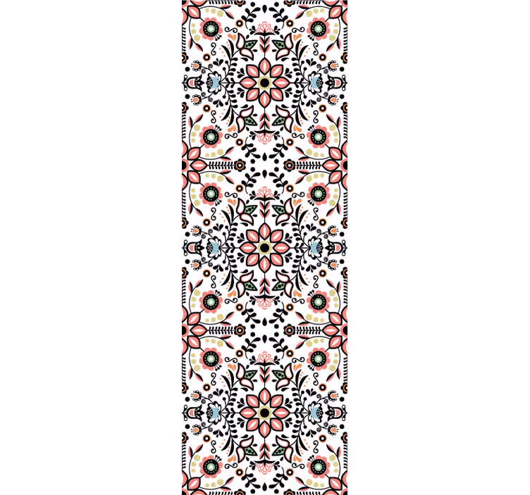 Tapete florale Ornamente ornamentales motiv - TenStickers