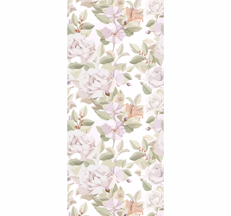 Blumentapete blumenblütenensemble - TenStickers