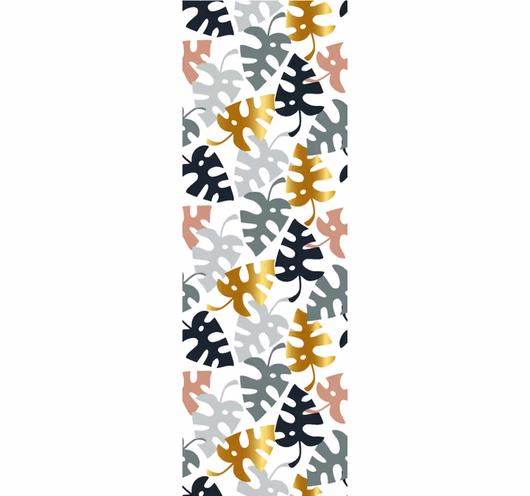Tapete Blätter monstera-muster - TenStickers