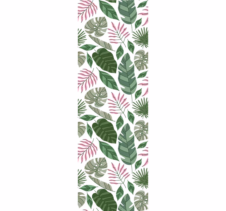 Tapete Natur botanische blattmuster - TenStickers
