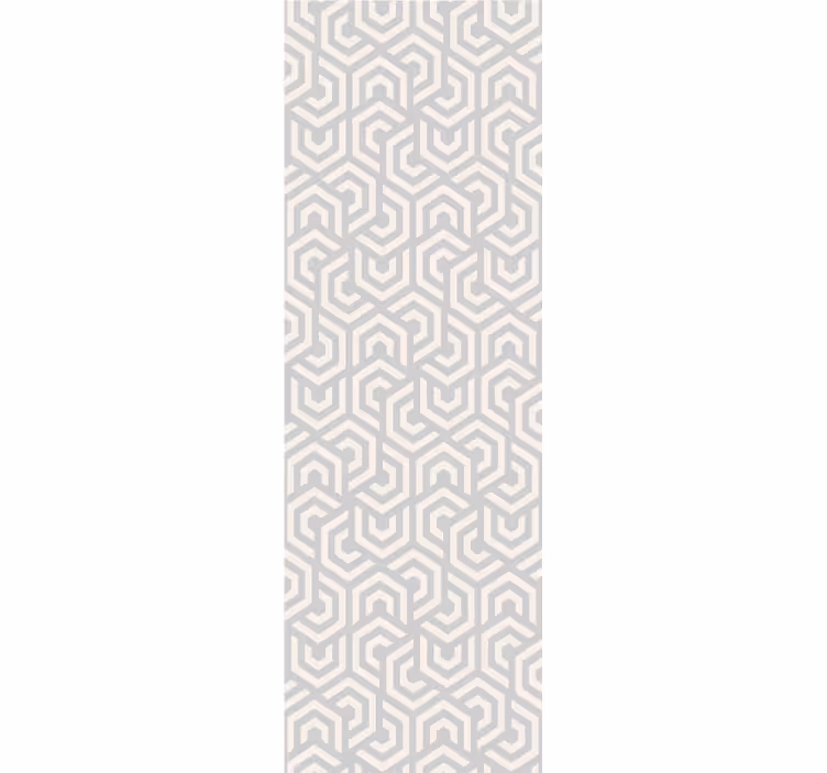 Tapete geometrisch labyrinthisches muster - TenStickers