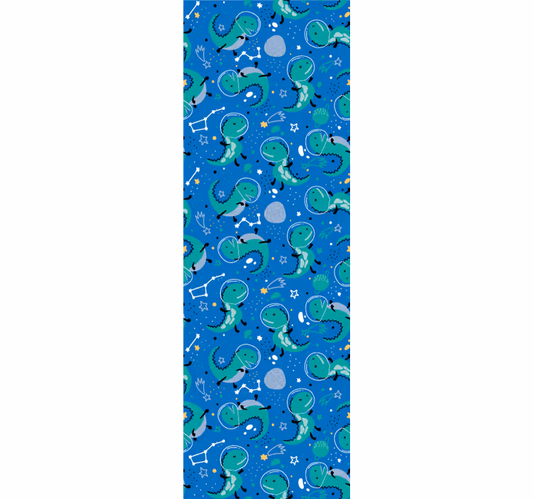 Dino Tapete dinosaurier-konstellation - TenStickers