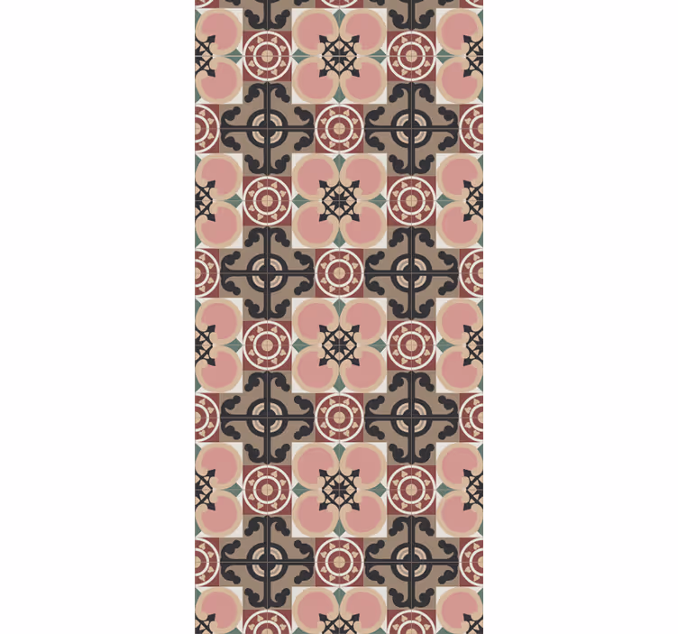 Ornament Tapete kompliziertes geometrisches design - TenStickers