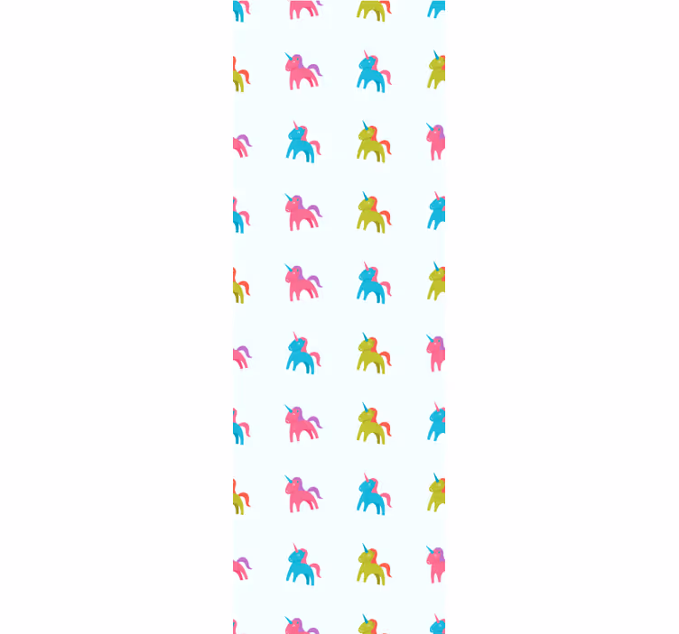 Tapete Tiere bunte einhörner - TenStickers