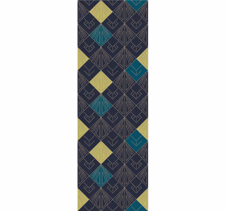 Tapete geometrisch geometrisch gemustertes dekor - TenStickers