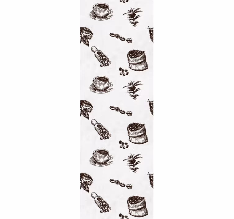 Tapete Kunst koffein-motive - TenStickers
