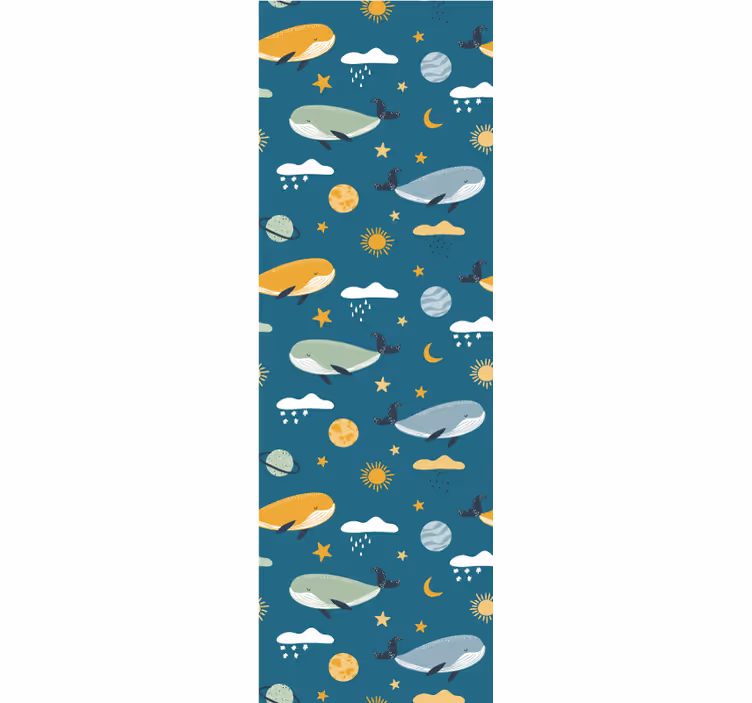 Tapete Sterne himmlische zeppeline - TenStickers