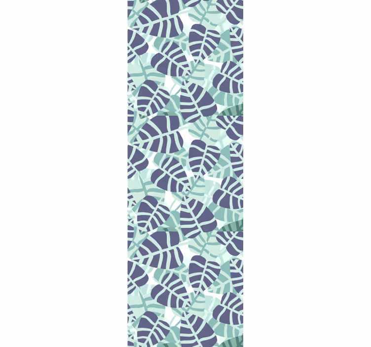 Tapete Blätter monstera-mosaik - TenStickers