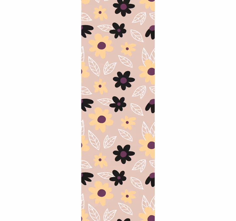 Tapete florale Ornamente florales, schlichtes motiv - TenStickers