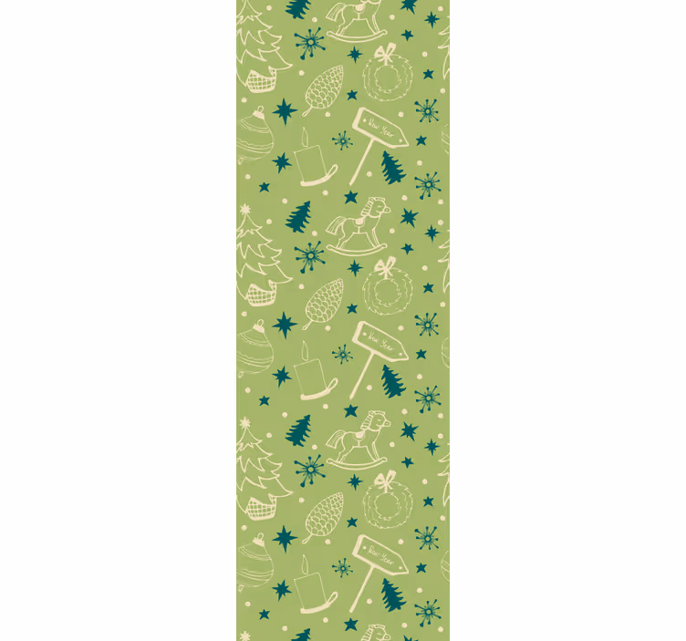 Weihnachtstapete festliche feiertagsmotive - TenStickers