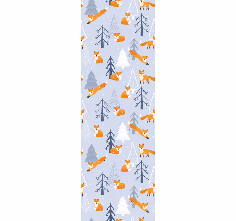 Tapete Tiere waldfuchsszene - TenStickers